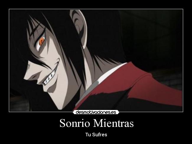 carteles yagami alucard desmotivaciones