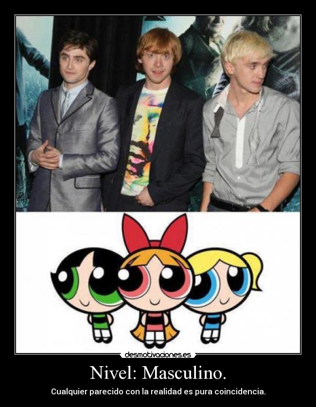 carteles harry potter las chicas superpoderosas desmotivaciones