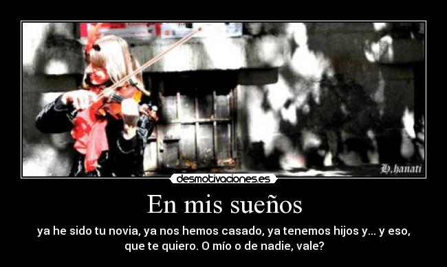 En mis sueños -