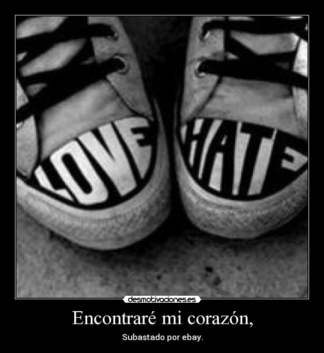 Encontraré mi corazón, - Subastado por ebay.