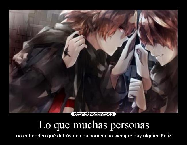 Lo que muchas personas -
