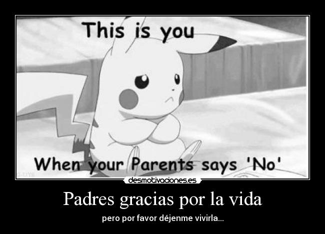 Padres gracias por la vida -