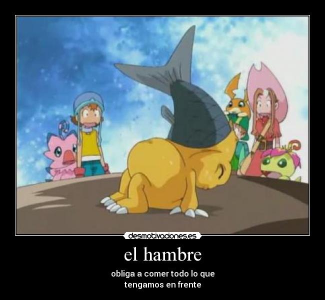 el hambre -