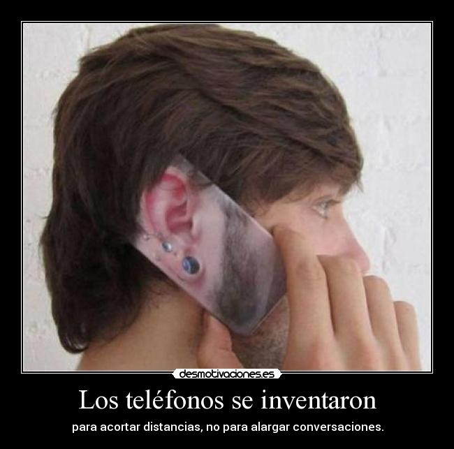 Los teléfonos se inventaron -