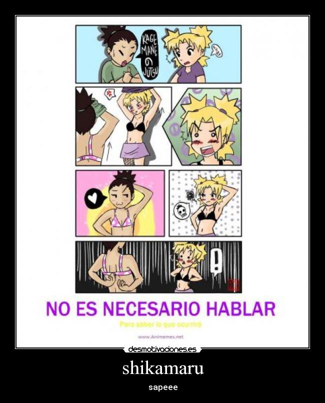 shikamaru - sapeee