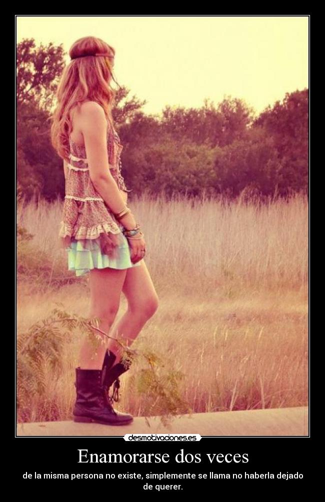 Enamorarse dos veces -