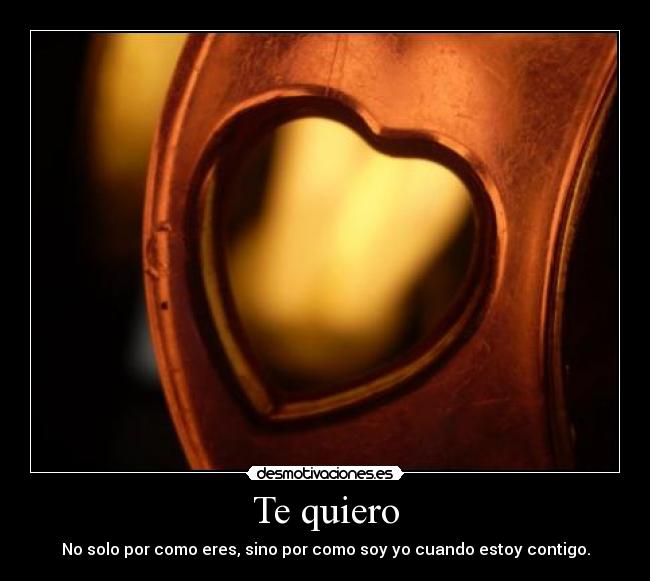 Te quiero -