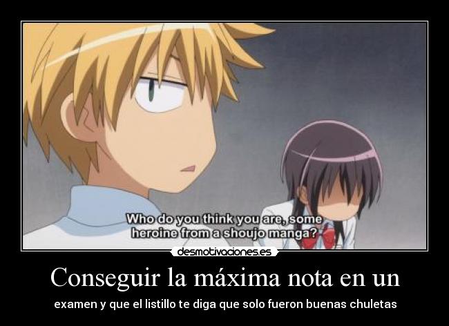 carteles usui baja autoestima misaki everywhere everytime you know desmotivaciones