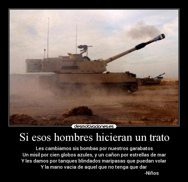 Si esos hombres hicieran un trato - 