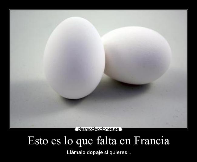 Esto es lo que falta en Francia -