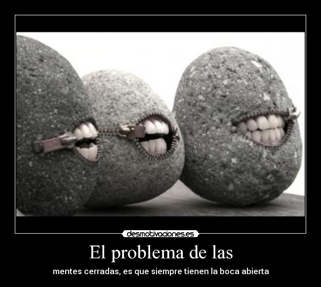 El problema de las -