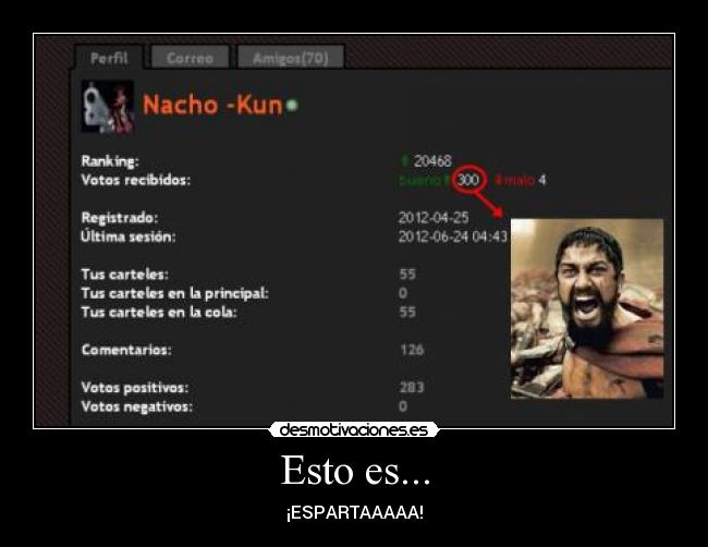 Esto es... - ¡ESPARTAAAAA!