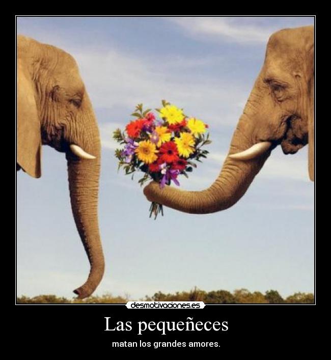 Las pequeñeces -