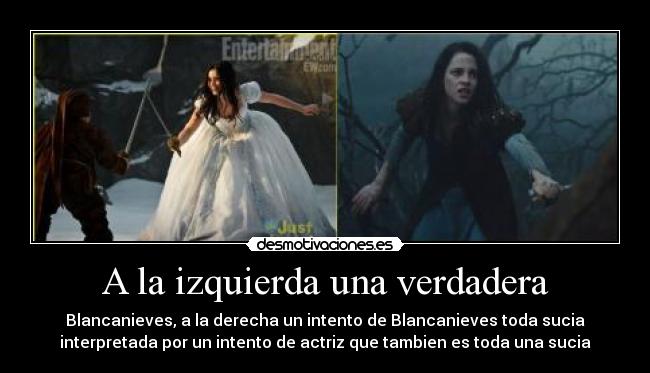 carteles blancanieves kristen stewart desmotivaciones