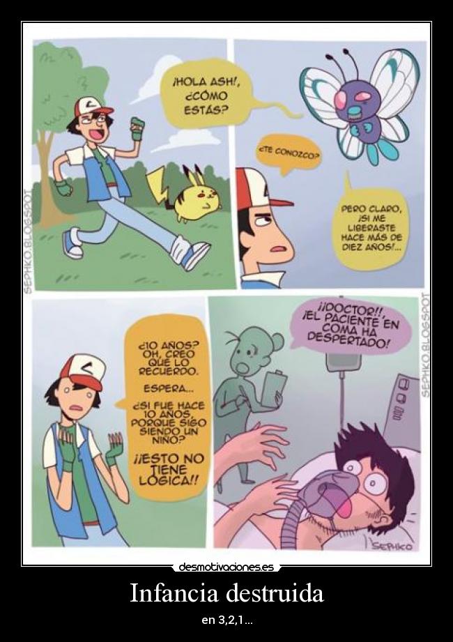 Infancia destruida - en 3,2,1...