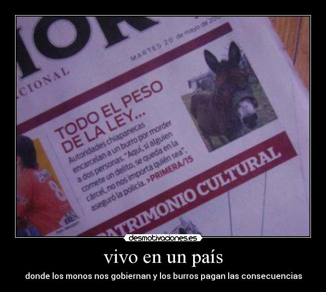 vivo en un país -