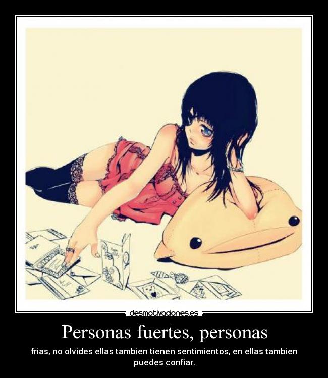 Personas fuertes, personas -