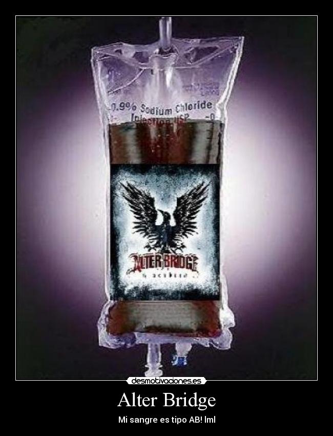 Alter Bridge - Mi sangre es tipo AB! lml