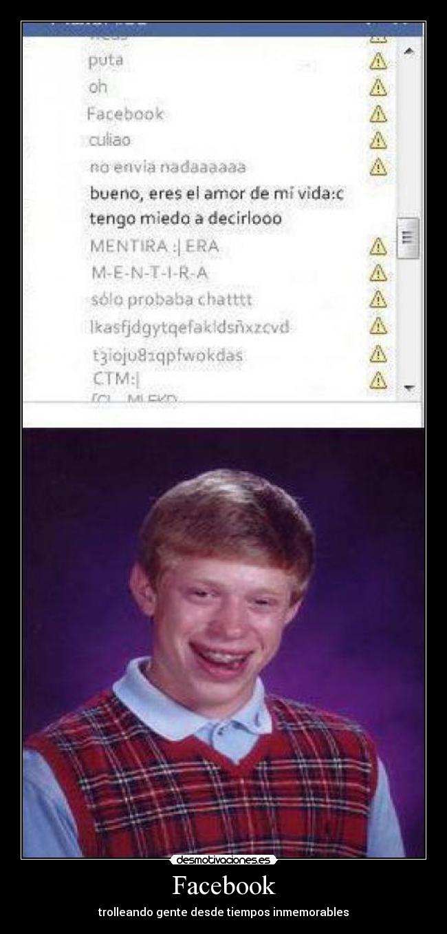 Facebook - trolleando gente desde tiempos inmemorables