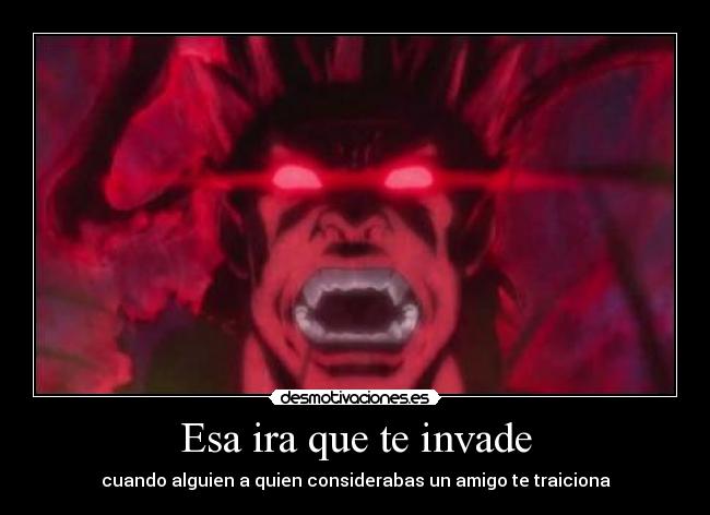 carteles evil ryu street fighter ira bronca furia amigo traicion desmotivaciones
