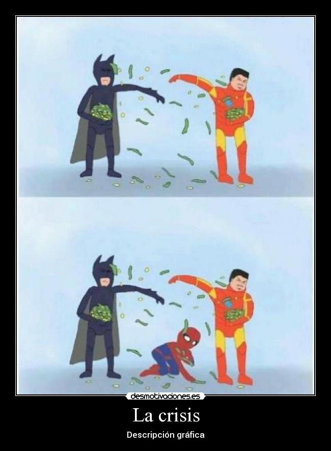 La crisis - Descripción gráfica