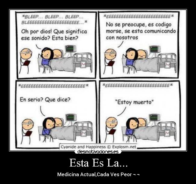 carteles medicina actual desmotivaciones