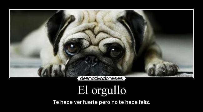 El orgullo -