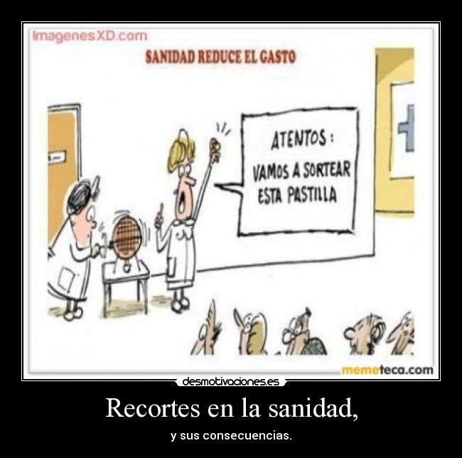 Recortes en la sanidad, - 