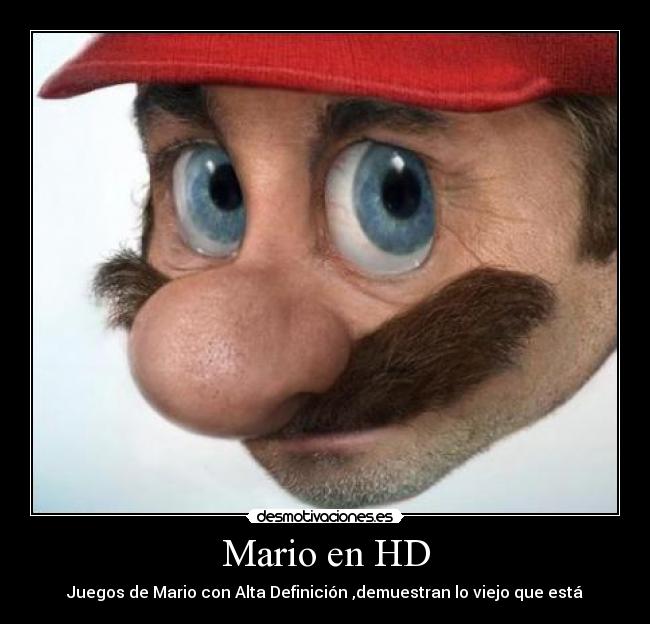 Mario en HD - Juegos de Mario con Alta Definición ,demuestran lo viejo que está