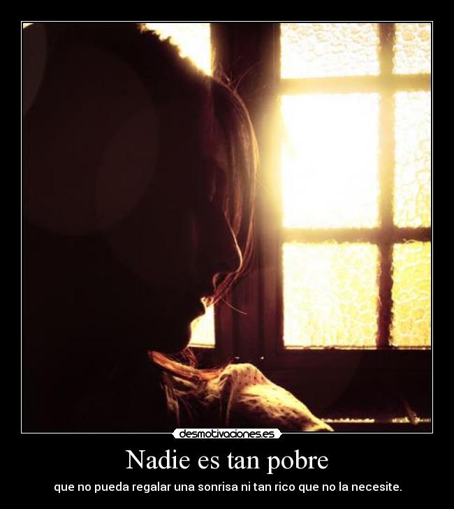 Nadie es tan pobre - 