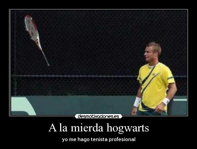 A la mierda hogwarts -