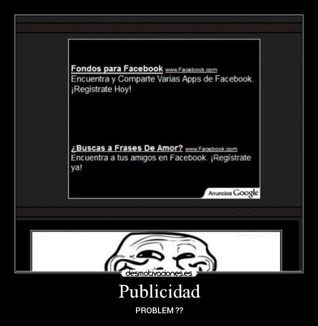Publicidad - PROBLEM ??