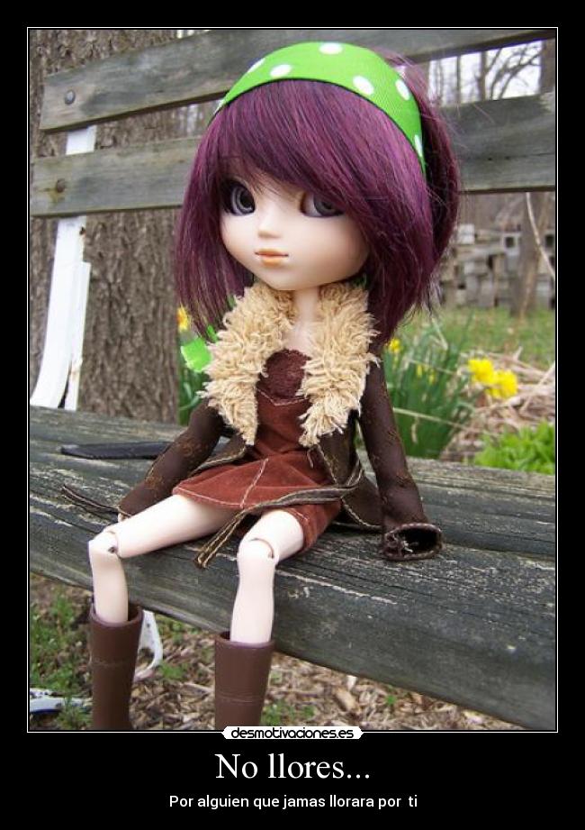 No llores... - Por alguien que jamas llorara por ti