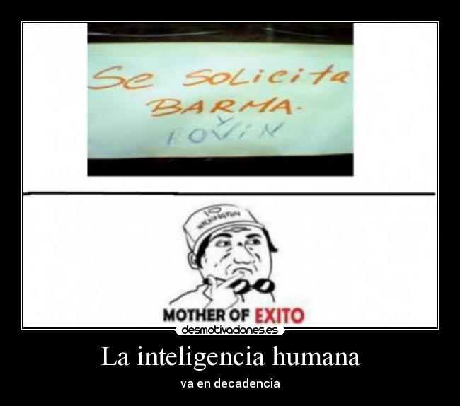 La inteligencia humana - va en decadencia