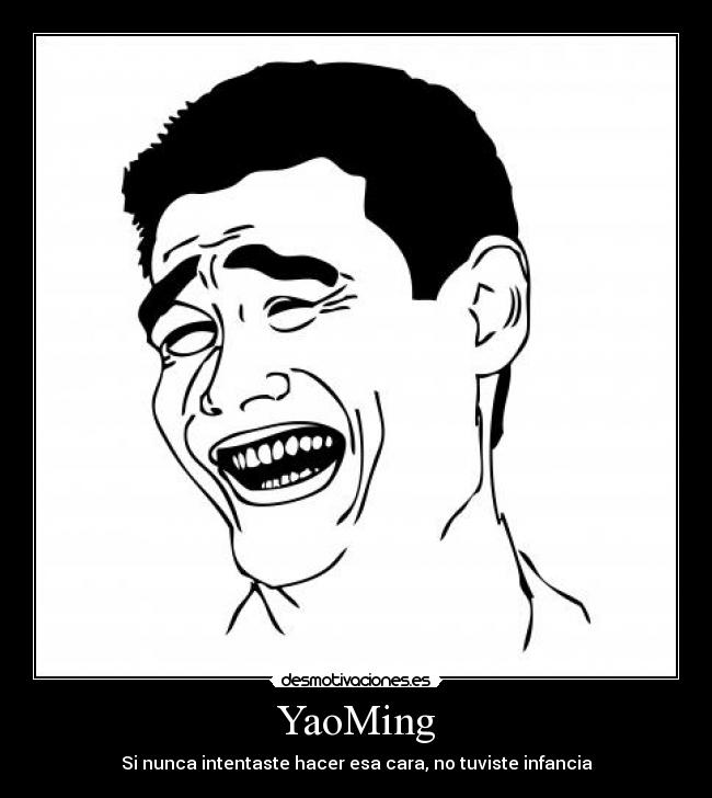 carteles yaoming desmotivaciones