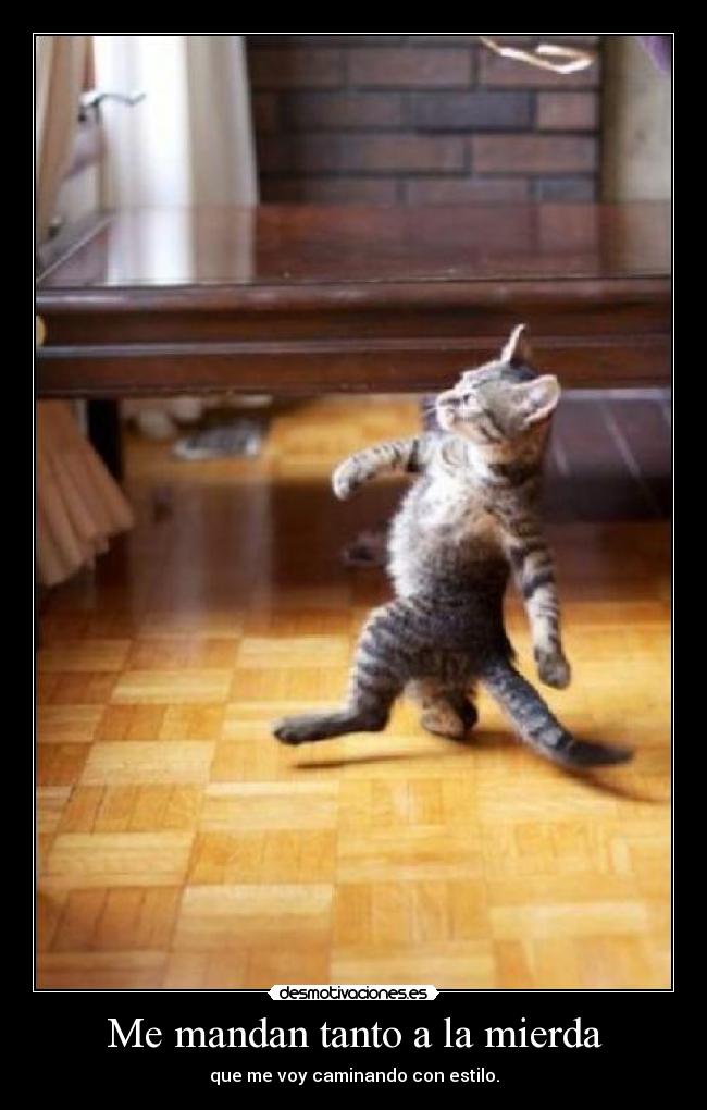 Me mandan tanto a la mierda -