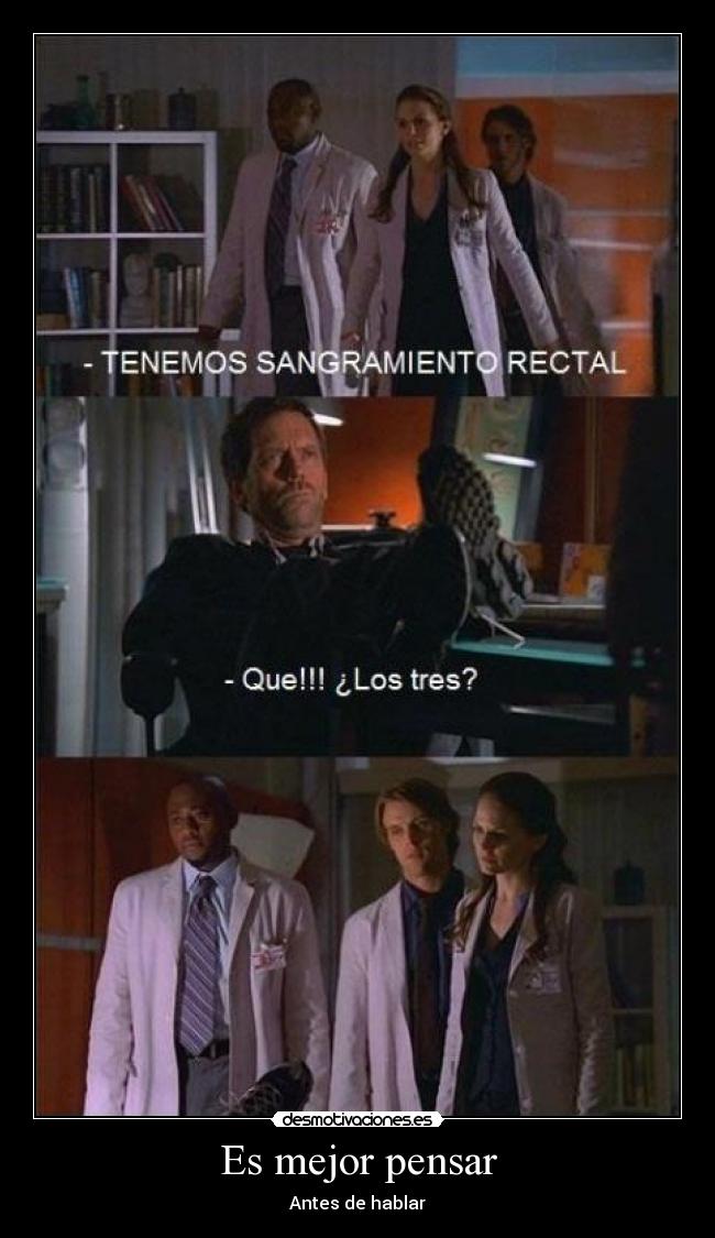 Es mejor pensar - Antes de hablar