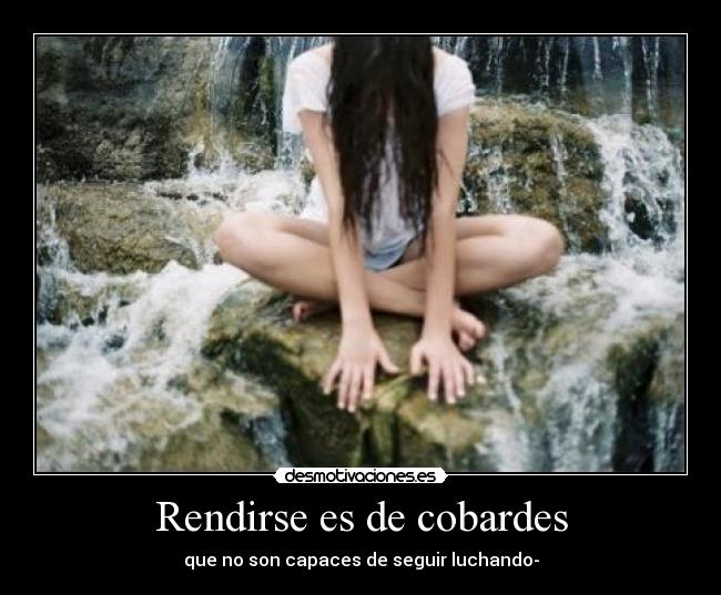 Rendirse es de cobardes - 