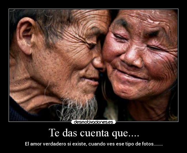 Te das cuenta que.... -