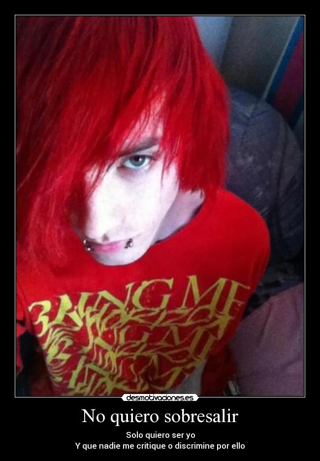 No quiero sobresalir -