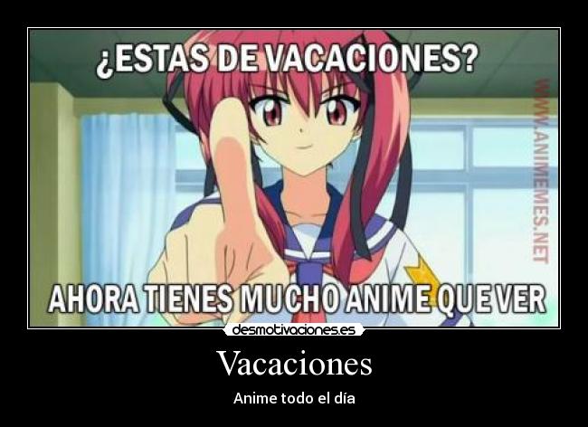 Vacaciones - Anime todo el día