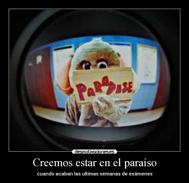 Creemos estar en el paraiso - 