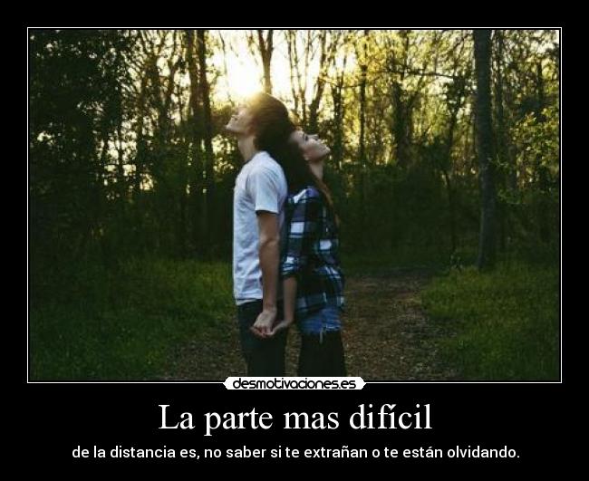 La parte mas difícil -