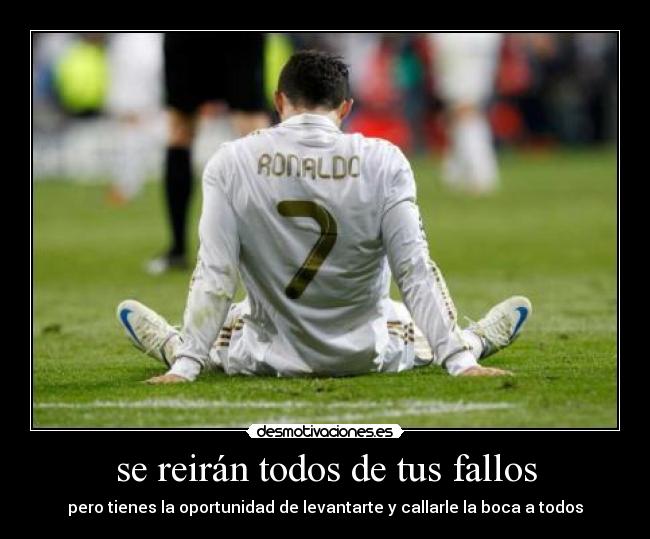 carteles cristiano ronaldo desmotivaciones
