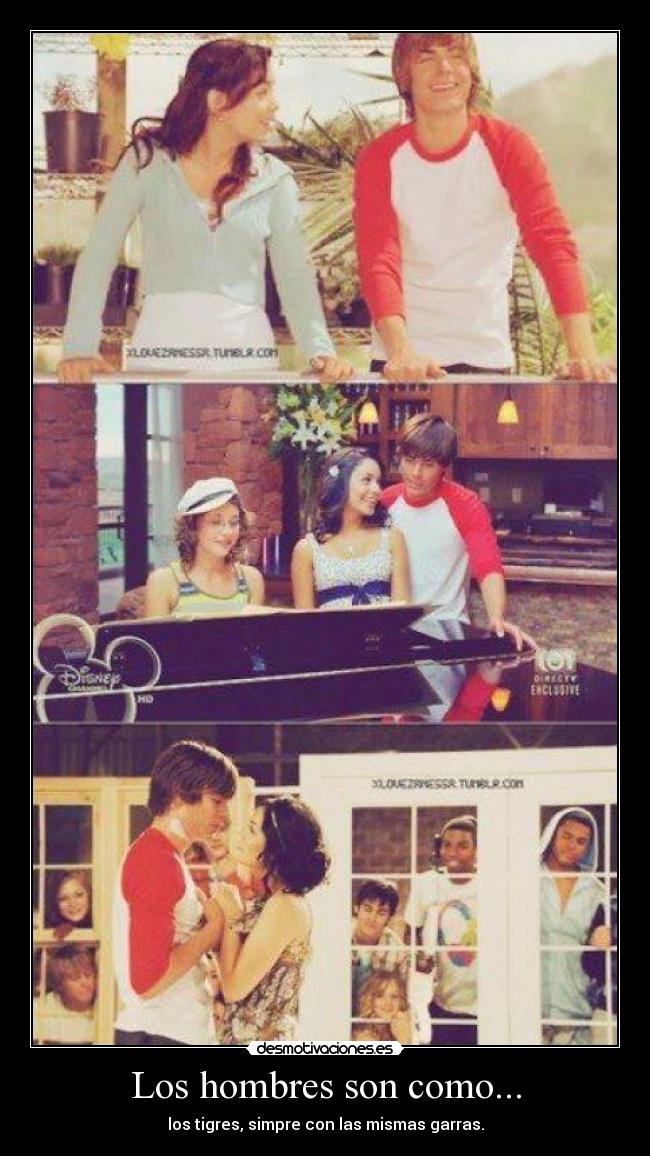 Los hombres son como... - los tigres, simpre con las mismas garras.