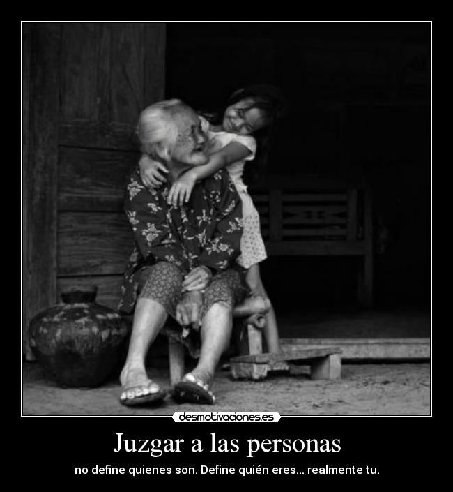 Juzgar a las personas -