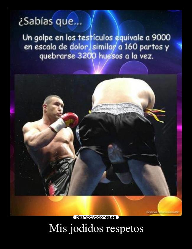 Mis jodidos respetos - 