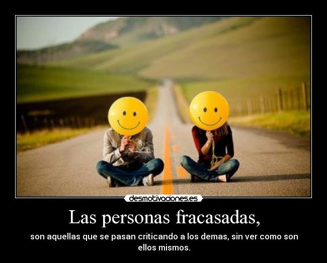 Las personas fracasadas, - 