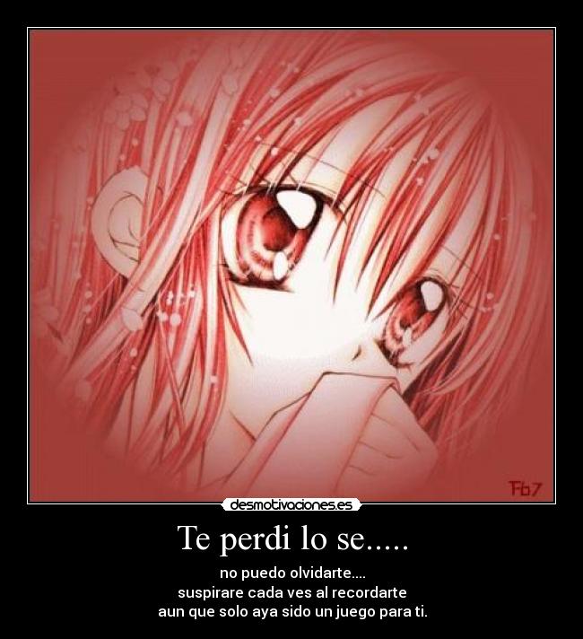 Te perdi lo se..... - 