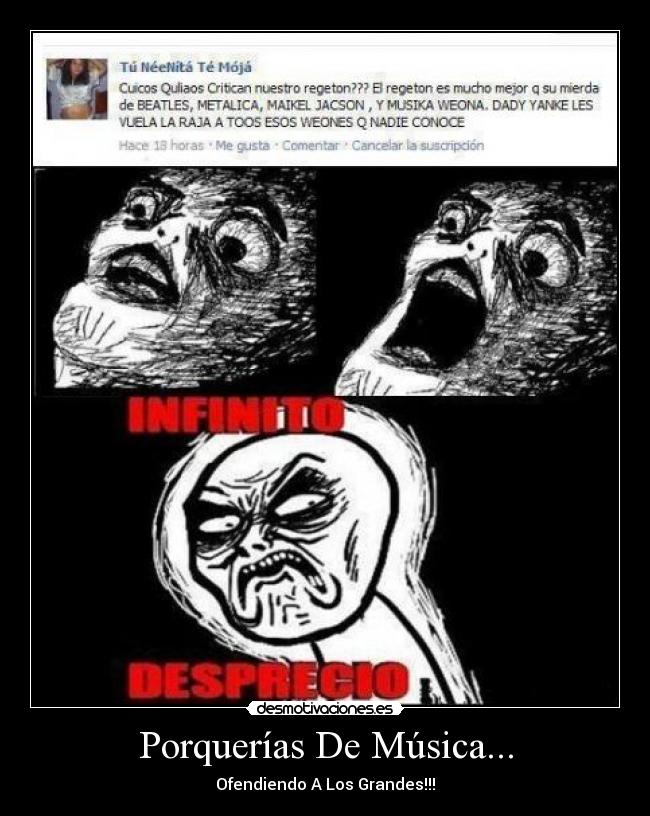 Porquerías De Música... - Ofendiendo A Los Grandes!!!